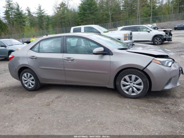 2T1BURHE3GC526947 Toyota COROLLA LE