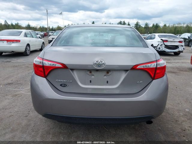 2T1BURHE3GC526947 Toyota COROLLA LE