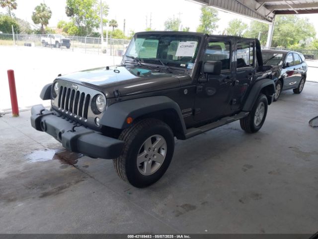 1C4BJWDG3HL599194 Jeep Wrangler Unlimited Sport 4x4