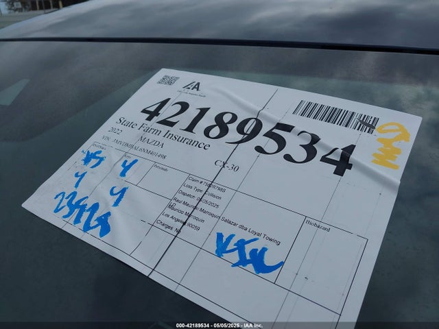 3MVDMBAL6NM401498 Mazda Cx-30 2.5 S