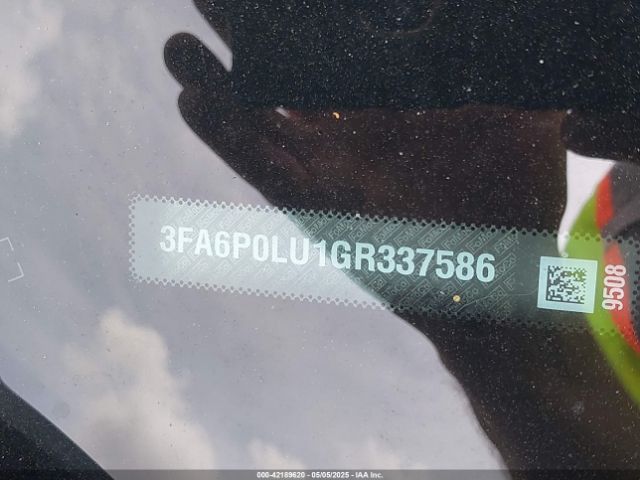 3FA6P0LU1GR337586 Ford Fusion Hybrid Se