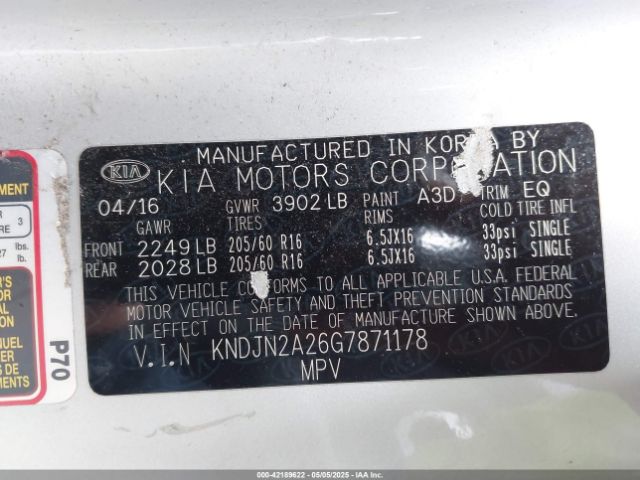 KNDJN2A26G7871178 KIA Soul