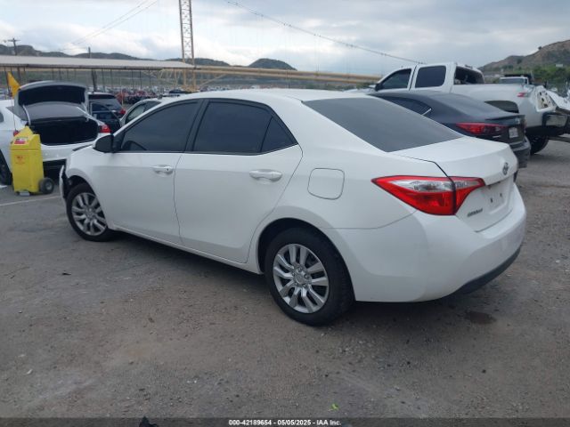 5YFBURHE4FP273894 Toyota COROLLA LE