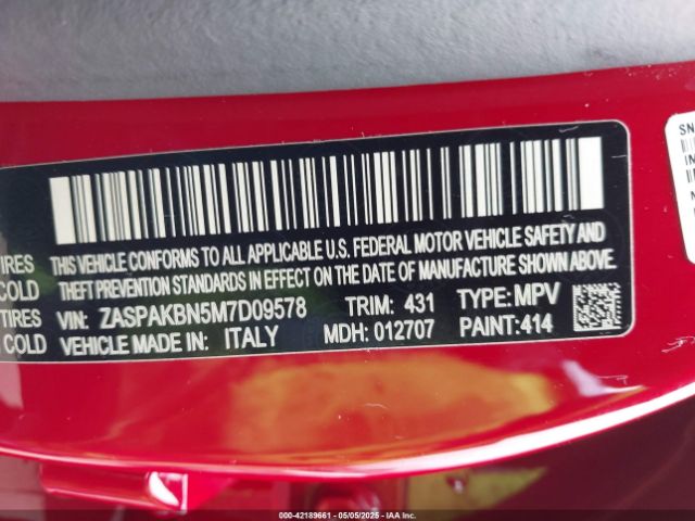 2021 ALFA ROMEO STELVIO ZASPAKBN5M7D09578 Photo 8