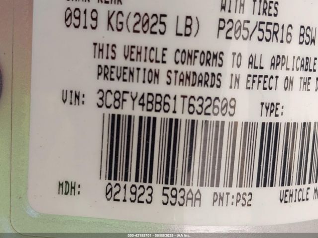 2001 CHRYSLER PT CRUISER 3C8FY4BB61T632609 Photo 8