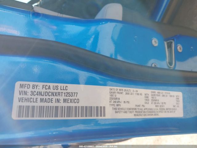 3C4NJDCNXRT125377 Jeep Compass Limited 4x4