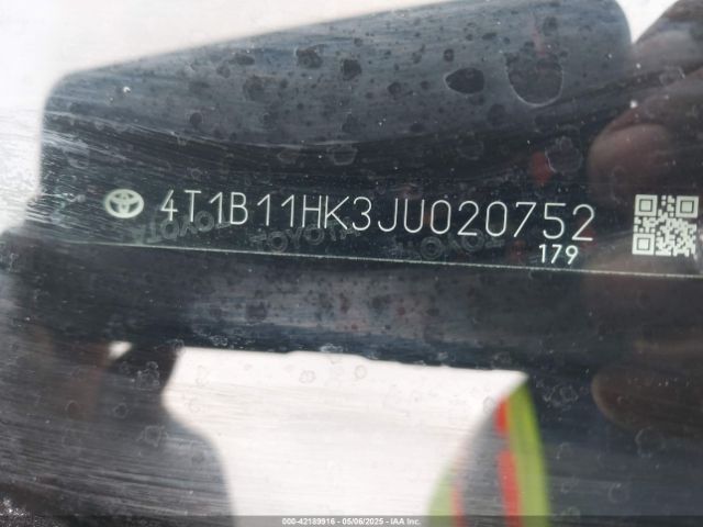 4T1B11HK3JU020752 Toyota CAMRY LE
