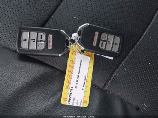 1HGCV3F53JA001899 Honda Accord Hybrid Ex-l