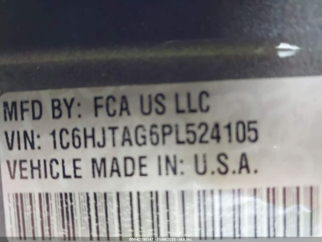 1C6HJTAG6PL524105 Jeep Gladiator Sport S
