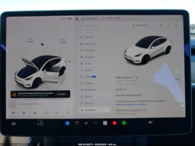 7SAYGDEE1NF364241 Tesla Model Y Long Range Dual Motor All-wheel Drive