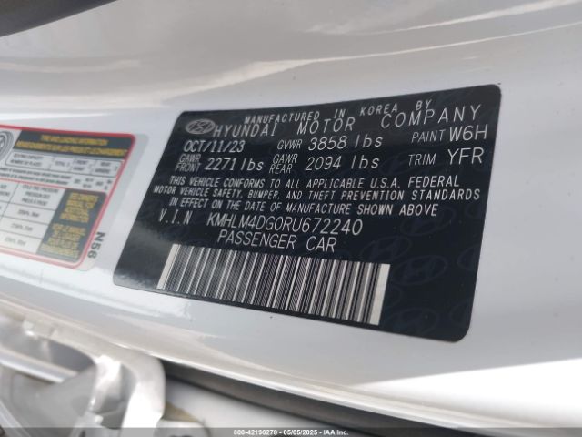 2024 HYUNDAI ELANTRA KMHLM4DG0RU672240 Photo 8