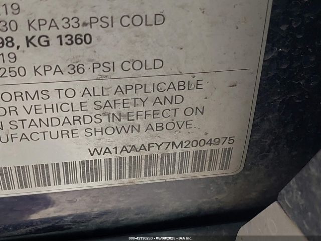 2021 AUDI Q5 WA1AAAFY7M2004975 Photo 8