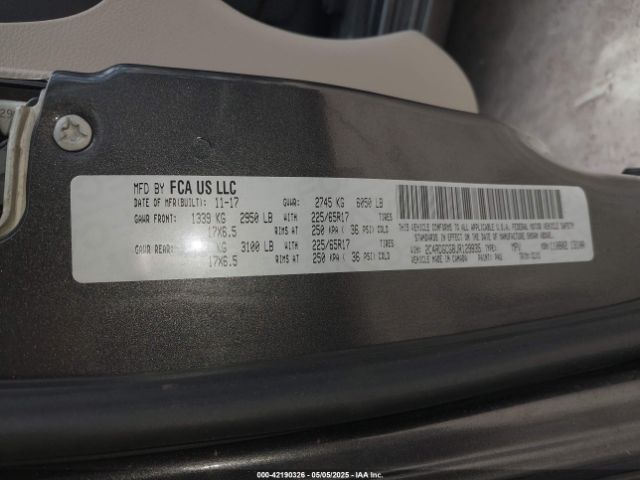 2C4RDGCG8JR129835 Dodge Grand Caravan Sxt