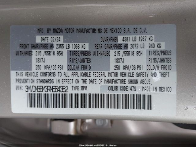 3MVDMBBM3RM664352 Mazda Cx-30 2.5 S Select Sport