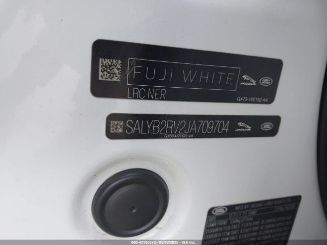 SALYB2RV2JA709704 Land Rover Range Rover Velar P380 S
