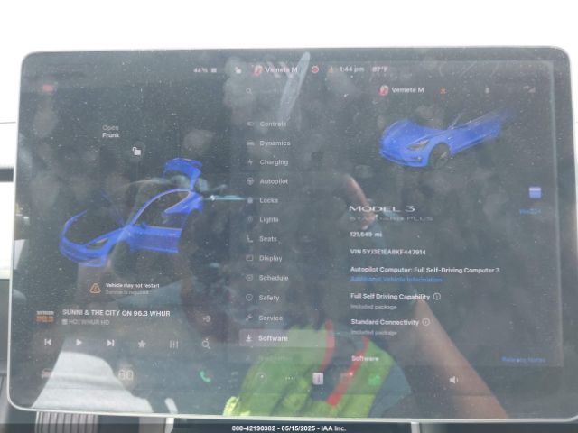 5YJ3E1EA8KF447914 Tesla Model 3 Long Range/mid Range/standard Range/standard Range Plus