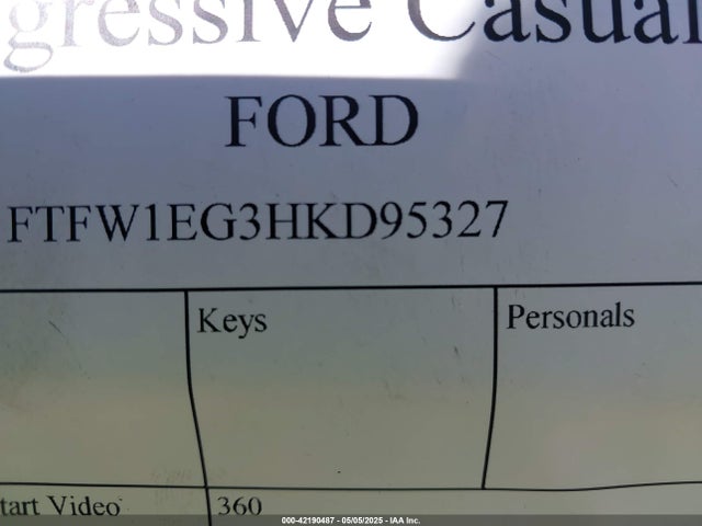 1FTFW1EG3HKD95327 Ford gtdi