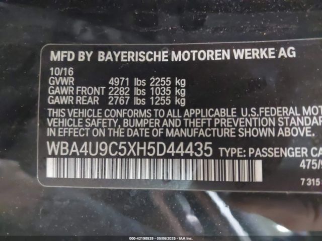 WBA4U9C5XH5D44435 BMW 430i Xdrive