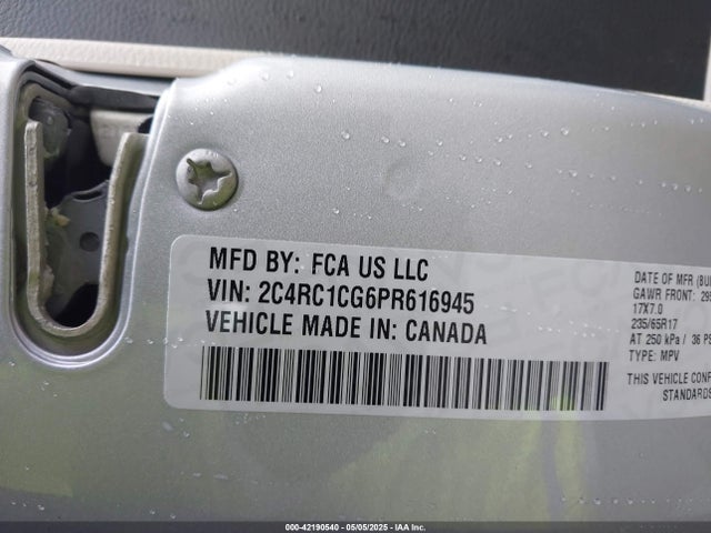 Chrysler Voyager 2023 2C4RC1CG6PR616945 Image 9