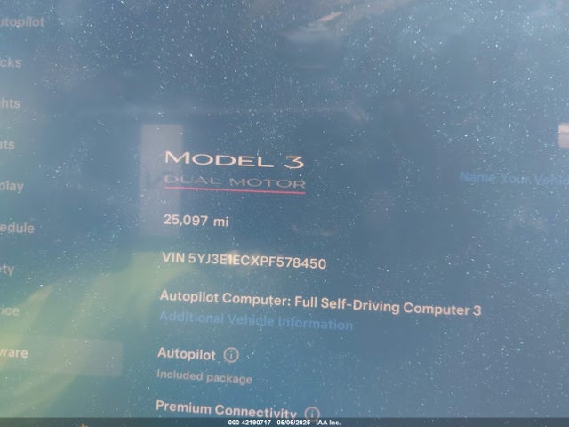 2023 TESLA MODEL 3 5YJ3E1ECXPF578450 Photo 6