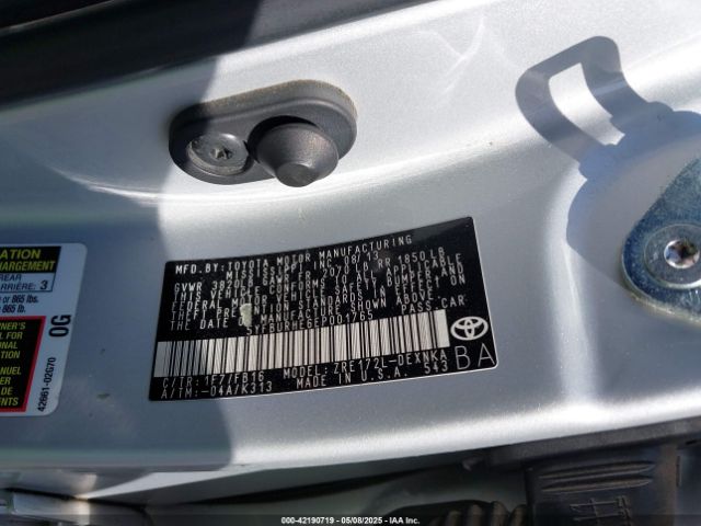 5YFBURHE6EP001765 Toyota Corolla Le Plus