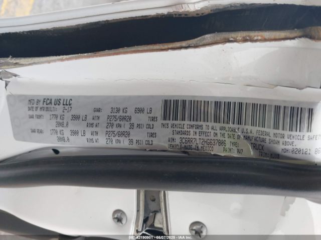 2017 RAM 1500 3C6RR7LT2HG637806 Photo 8