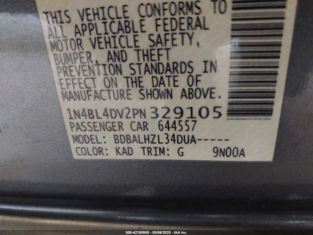 2023 NISSAN ALTIMA 1N4BL4DV2PN329105 Photo 8