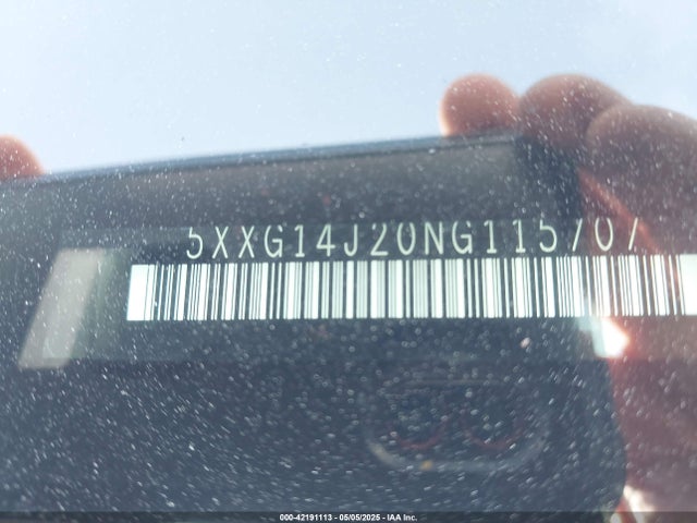 5XXG14J20NG115707 KIA K5 LXS