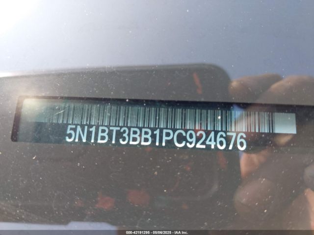 5N1BT3BB1PC924676 Nissan Rogue Sv Intelligent Awd