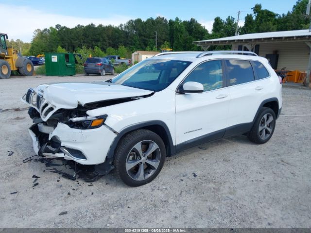 1C4PJLDX1KD302882 Jeep Cherokee Limited Fwd