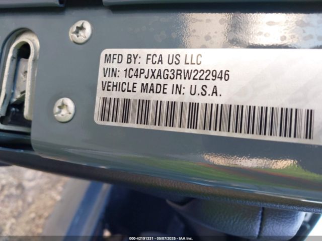 2024 JEEP WRANGLER 1C4PJXAG3RW222946 Photo 8