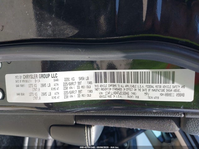 1C4PJLAB4FW516946 Jeep Cherokee