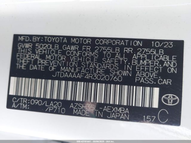 JTDAAAAF4R3020760 Toyota Crown Limited