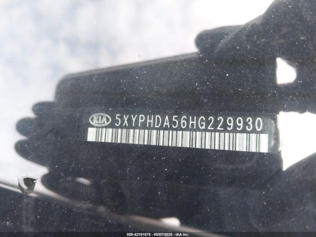 5XYPHDA56HG229930 KIA Sorento 3.3l Ex