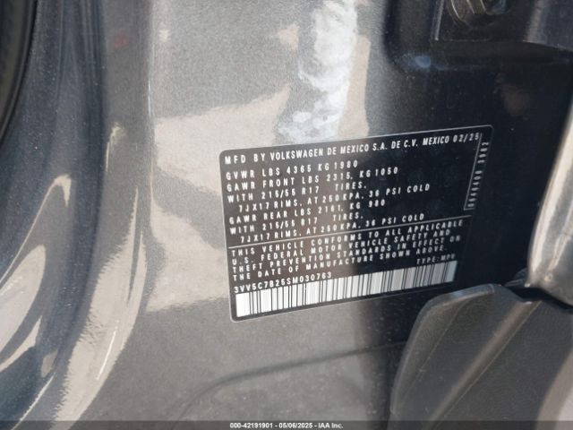 3VV5C7B25SM030763 Volkswagen Taos 1.5t S