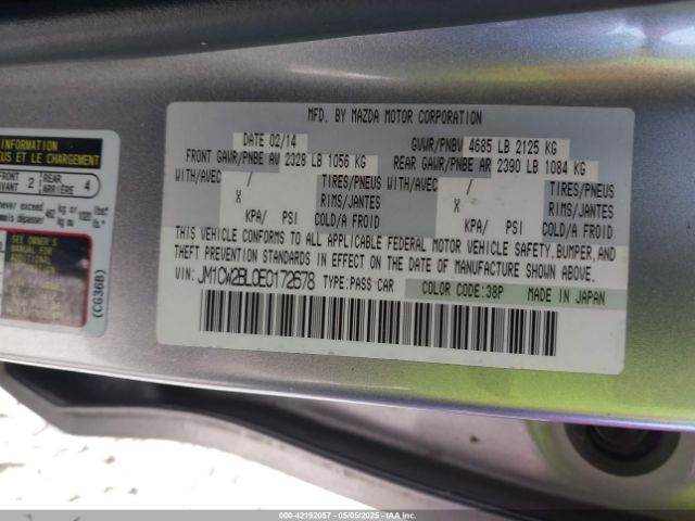 JM1CW2BL0E0172678 Mazda Mazda5 Sport