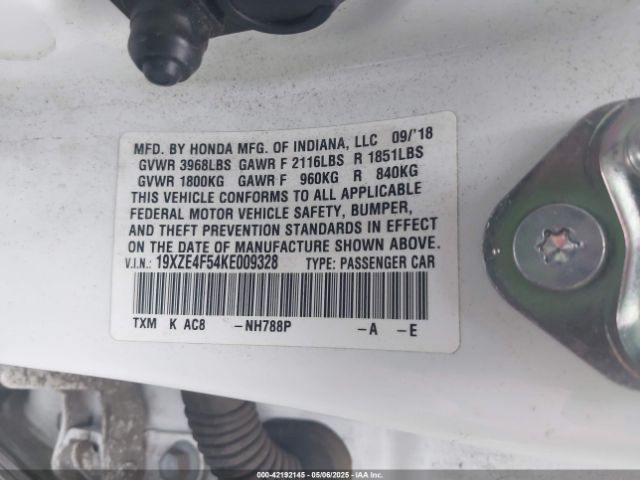 19XZE4F54KE009328 Honda INSIGHT EX