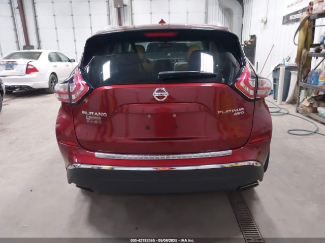 5N1AZ2MH3GN110894 Nissan Murano Platinum