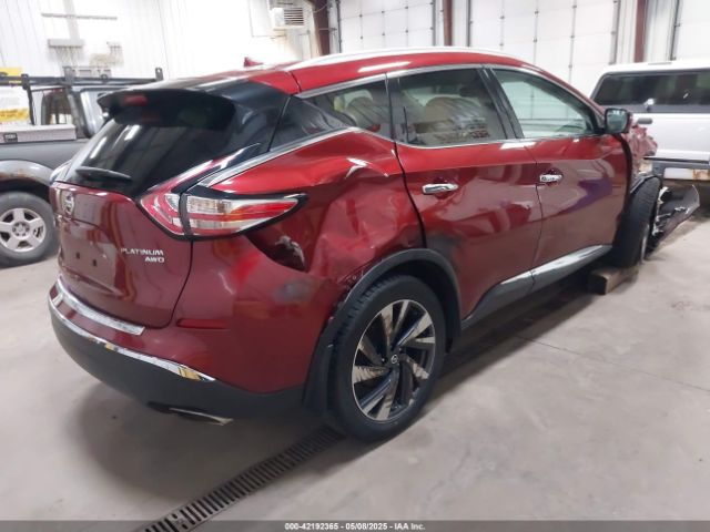 5N1AZ2MH3GN110894 Nissan Murano Platinum