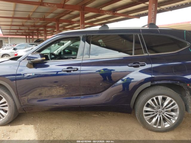 5TDFARAH8MS005739 Toyota Highlander Hybrid Platinum