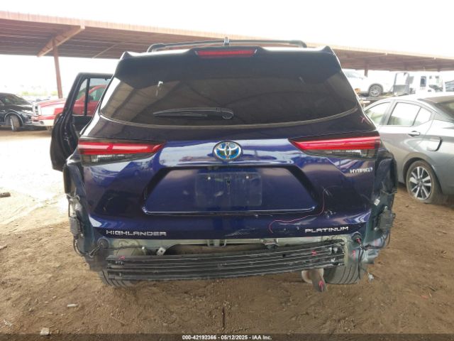 5TDFARAH8MS005739 Toyota Highlander Hybrid Platinum