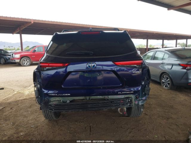 5TDFARAH8MS005739 Toyota Highlander Hybrid Platinum