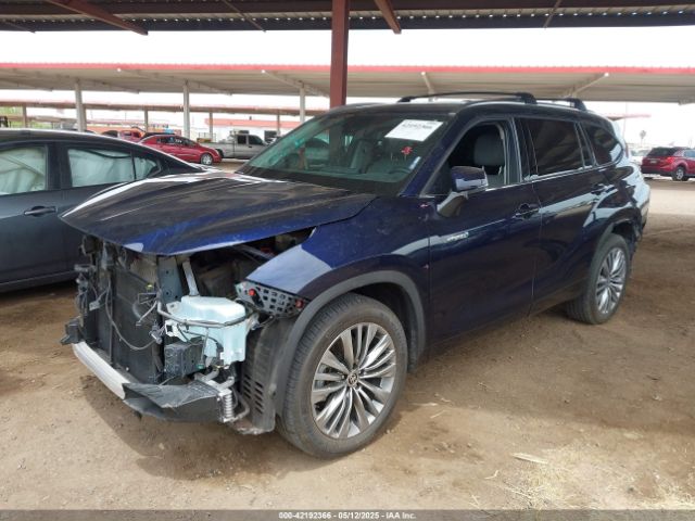 5TDFARAH8MS005739 Toyota Highlander Hybrid Platinum