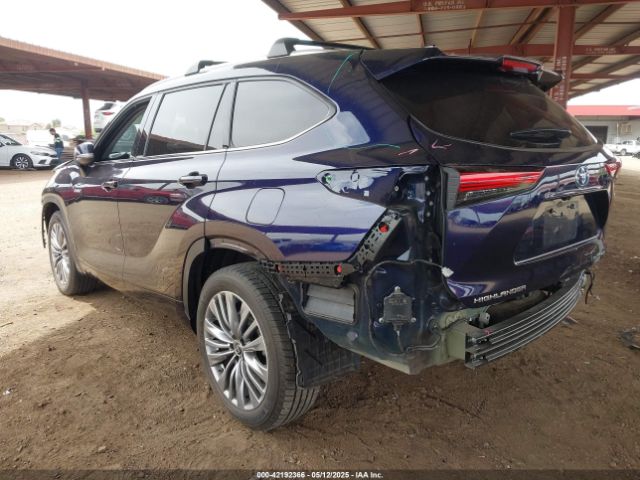 5TDFARAH8MS005739 Toyota Highlander Hybrid Platinum