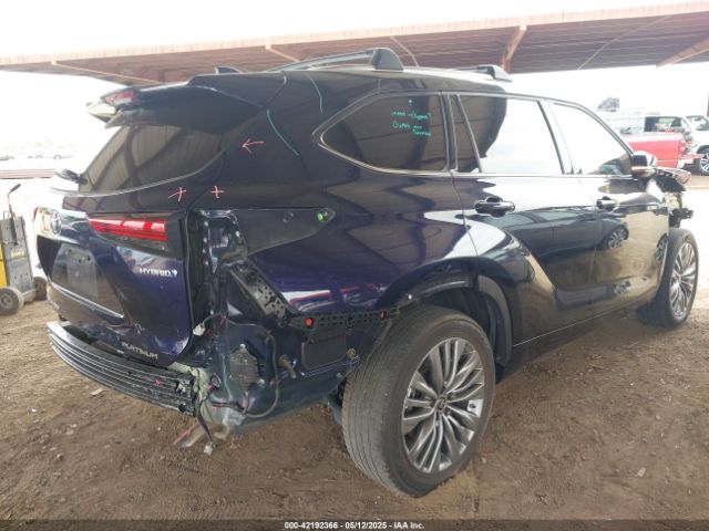 5TDFARAH8MS005739 Toyota Highlander Hybrid Platinum