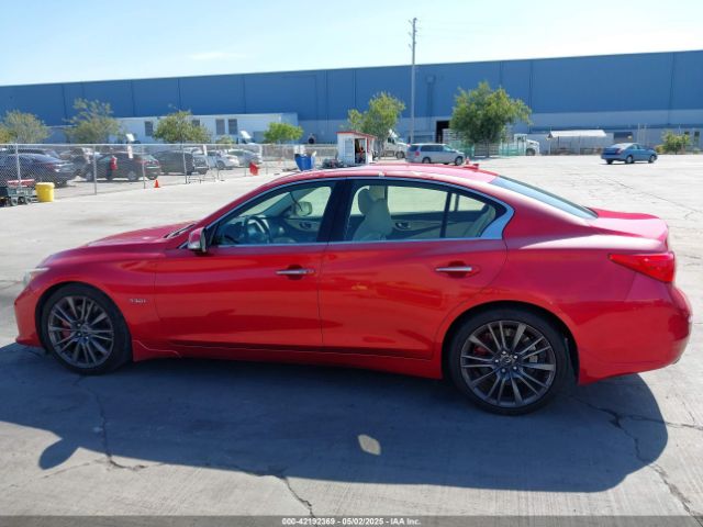 JN1FV7AP9HM850474 Infiniti Q50 3.0t Red Sport 400