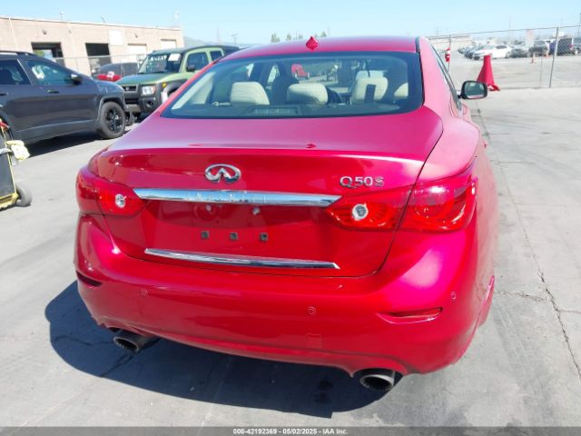 JN1FV7AP9HM850474 Infiniti Q50 3.0t Red Sport 400