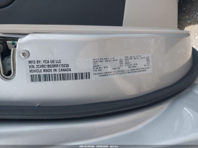 2C4RC1BG0RR173230 Chrysler Pacifica Touring L