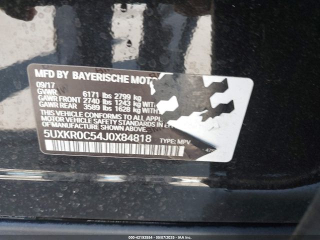 5UXKR0C54J0X84818 BMW X5 Xdrive35i