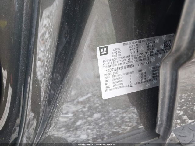 1GCGTCEN2J1235085 Chevrolet Colorado Lt
